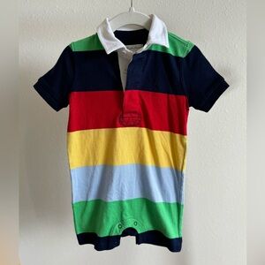 RALPH LAUREN | Primary Colors Colorblock Romper